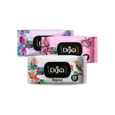 Combo de higiene: Toallitas húmedas Doxa Elegance + Toallitas húmedas Doxa Romance + Toallitas húmedas Doxa Warmnes