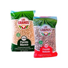 Combo:  Poroto blancos + Poroto hallado