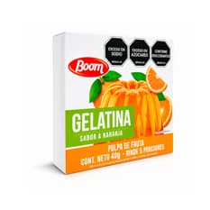 Gelatina sabor naranja boom (40 g / 1.41 oz)