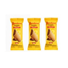 Bizcocho con relleno sabor a chocolate Bauducco (3 x 25 g)