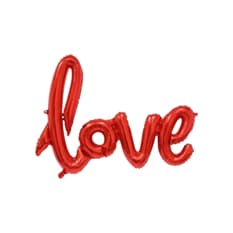 Globo "love" en rojo Ballon