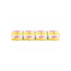 Yogur pasteurizado sabor a vainilla Yogu+ Feiraco (16 x 125 g / 4.40 oz)