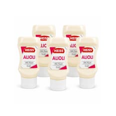 Mayonesa Alioli Heiss (5 x 260 g / 9.7 oz)