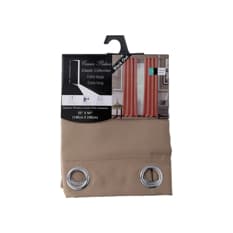 Cortina blackout beige oscuro de 2 paneles Ceasar Palace