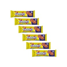 Galletas sándwich de choco rellenas de crema sabor a plátano Delizola (6 x 35 g / 1.23 oz)