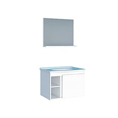 Mueble de baño blanco en madera Cozimax Safira