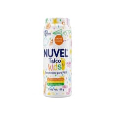 Talco para pies para bebé con aroma a chicle Nuvel (100 g / 3.5 oz)