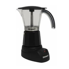 Cafetera eléctrica negra de 6 tazas Desmatt KCM-006