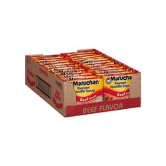 Sopa instantánea de fideos sabor carne de res Maruchan (24 x 85 g / 2.99 oz)