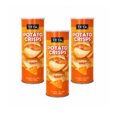 Papas fritas crujientes sabor queso YEYA (3 X 160 g / 5.64 oz)