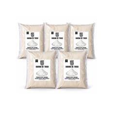 Harina de trigo Cosecha Real (5 x 1 kg / 2.2 lb)