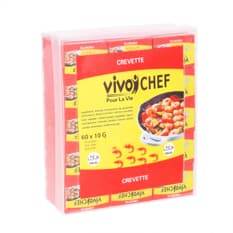 Cubitos concentrados sabor a camarón Vivo Chef (60 x 10 g)