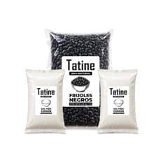 Combo básico Tatine #3: Frijoles negros Tatine + Sal fina común Tatine