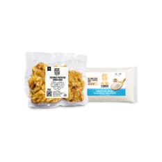 Combo criollo #4: Tostones prefritos congelados Cosecha Real + Sal fina común Cosecha Real