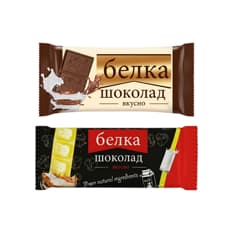 Barras Bkycho sabor chocolate y chocolate blanco