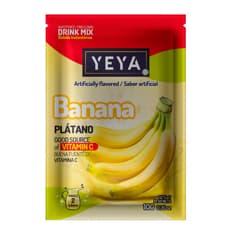 Refresco instantáneo sabor plátano YEYA (10 g / 0.35 oz)