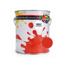 Pintura esmalte interior y exterior color rojo bermellón Campilux Tropical (4 L)