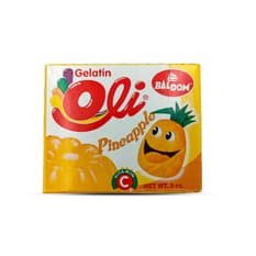 Gelatina sabor piña Oli (85 g / 3 oz)