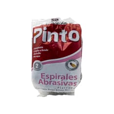 Espirales abrasivas plateadas Pinto (2 U)