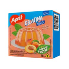 Gelatina sabor durazno Apti (20 g / 0.7 oz)