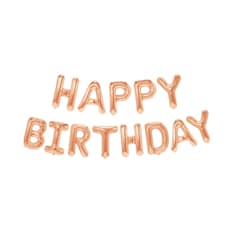 Cartel de Happy Birthday color champan dorado 16 pulgadas Ballon