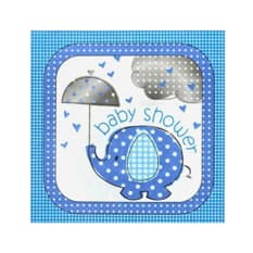 Servilletas azules Baby Shower (20 U)