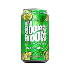 Bebida refrescante gaseada sabor lima-limón Max Booms Boom (330 ml / 11.2 fl oz)
