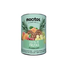 Cóctel de frutas en almíbar ligero Mocitos (420 g / 14.81 oz)
