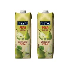 Néctar de pera YEYA (2 x 1 L / 33.8 fl oz)