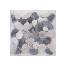 Caja de losas - Mosaico Montana Grey 27 x 27 cm – piedra natural Zeric (10 U)