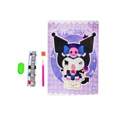 Juego didáctico de arte con diamantes con diseño de Kuromi Dot & Sazzle