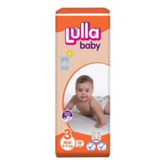 Pañales desechables para bebé etapa 3 Midi Lulla Baby (36 U)