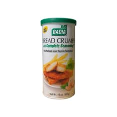 Pan rallado con sazón completo Badia (425 g / 15 oz)