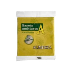 Bayeta multiusos amarilla Alimerka (3 U)