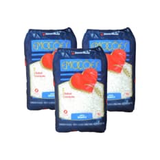 Arroz blanco brasileño Nelson Wendt (3 x 1 kg / 2.2 lb)