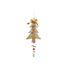 Colgante de madera árbol de navidad con lazo Casa y Menaje