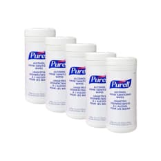 Toallitas desinfectantes de manos con alcohol Purell (5 x 80 U)