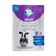 Leche en polvo parcialmente descremada, sin lactosa, adicionada con Vitamina A y D Alpura (460 g / 1.01 lb)