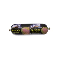 Salchichón mixto de pollo y cerdo la Favorita Plus (500 g / 1.1 lb)