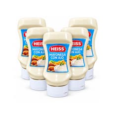 Mayonesa con ajo Heiss (5 x 260 g / 9.17 oz)