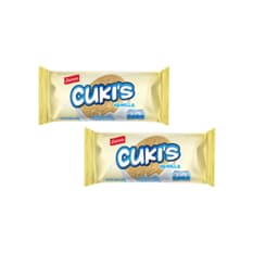 Galletas tipo sándwich con relleno sabor vainilla Cuki´s Delizola (2 x 36 g / 1.27 oz)