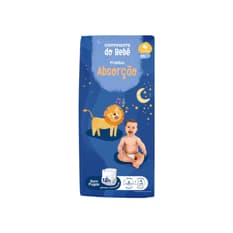 Pañales absorbentes para bebés de 7 a 14 kg, talla 4, Continente do Bebé (54 U)