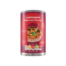 Alubias con chorizo sin gluten Continente (420 g / 14.82 oz)