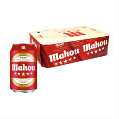 Cerveza Cinco Estrellas Mahou (24 x 330 ml)