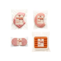 Jamón vicky lasqueado + Jamón en barra lasqueado + Jamón al ajillo lasqueado + Croquetas de jamón