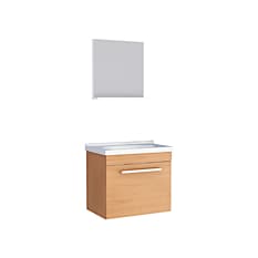 Mueble de baño imitación madera jequitiba Cozimax Ágata