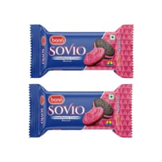 Galletas Sovio con crema de fresa Bonn (2 x 30 g / 1.06 oz)