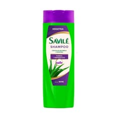 Champú con pulpa de sábila y keratina fuerza y restauración Savilé (180 ml)