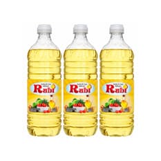 Aceite de soya refinado Rubi (3 x 900 ml)