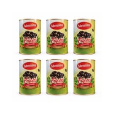Combo de Frijoles negros cocidos Sabrosísimo (6 x 400 g / 14.11 oz)